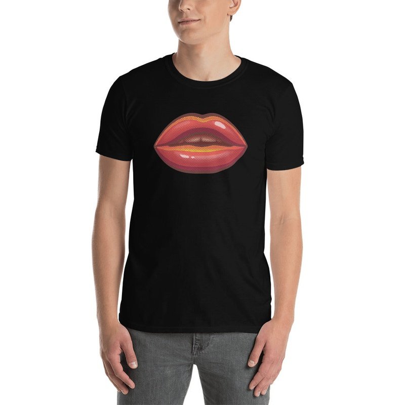 Pop-Art Pucker Short-Sleeve Unisex T-Shirt - Ideal Place Market