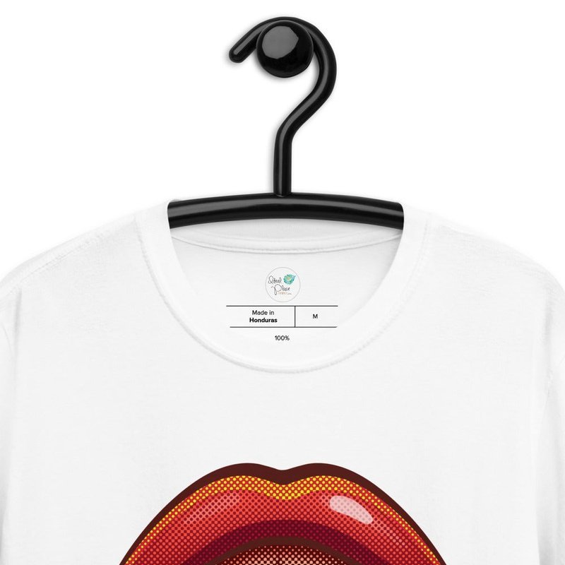 Pop-Art Pucker Short-Sleeve Unisex T-Shirt - Ideal Place Market