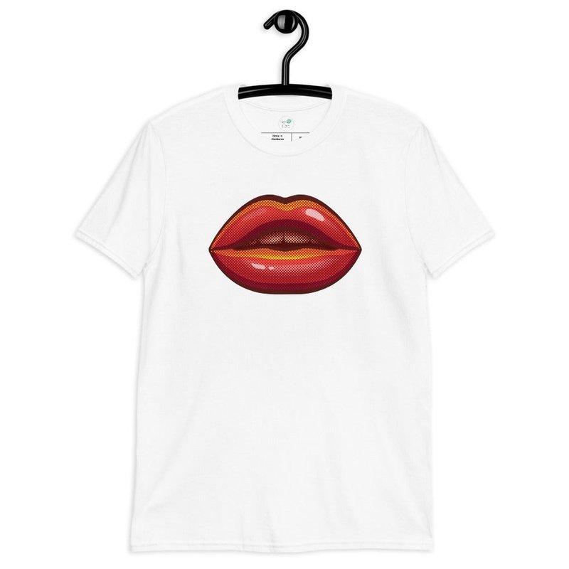 Pop-Art Pucker Short-Sleeve Unisex T-Shirt - Ideal Place Market