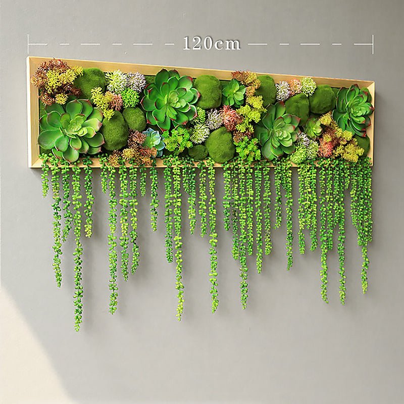 Replica Living Plant Wall with Draped Greenery - 6 Sizes - Ideal Place Market