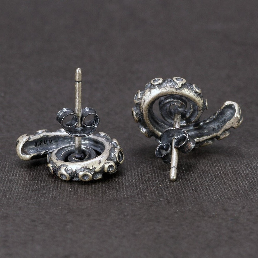 S925 Silver Octopus Tentacle Earrings - Ideal Place Market