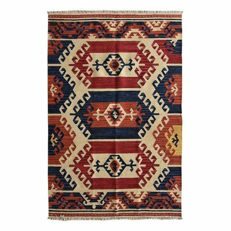 Sedona Summer Influenced 100% Wool Kilim Rug - Ideal Place Market