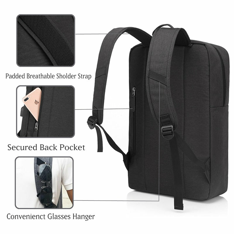 Sleek Waterproof 17in Laptop Backpack - Ideal Place Market