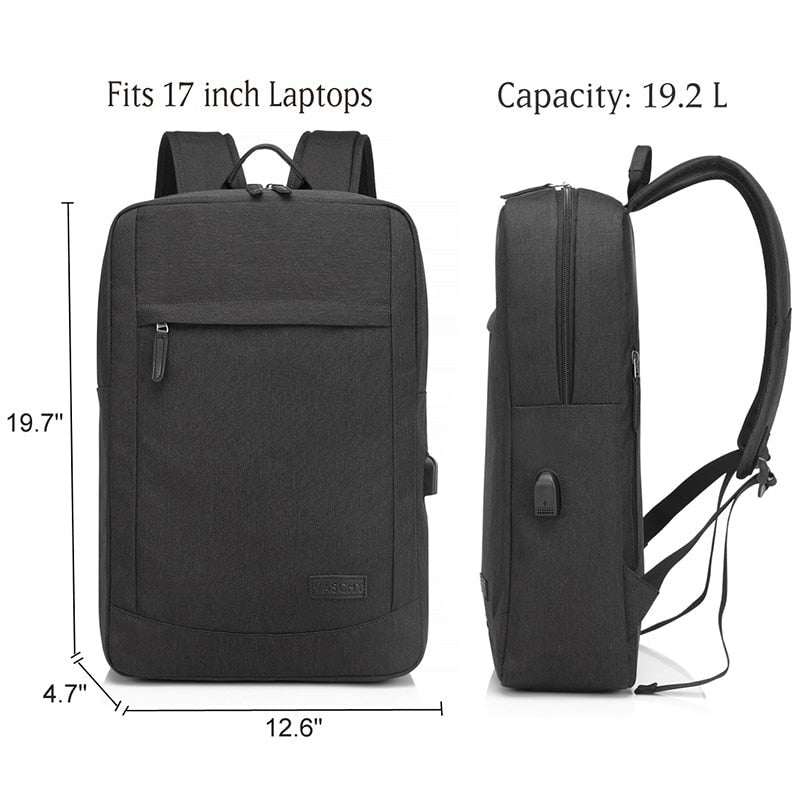 Sleek Waterproof 17in Laptop Backpack - Ideal Place Market