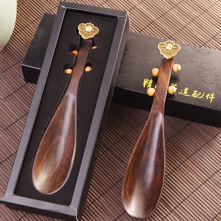 Solid Australian Blackwood Tea Ceremony Scoop - Ideal Place Market