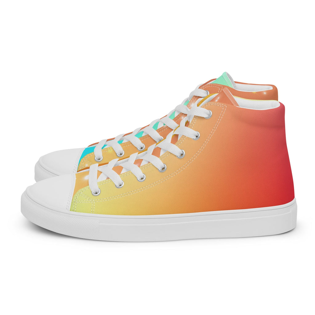 Starshine Women’s Lace-Up Canvas High-Top Sneakers - Ideal Place Market