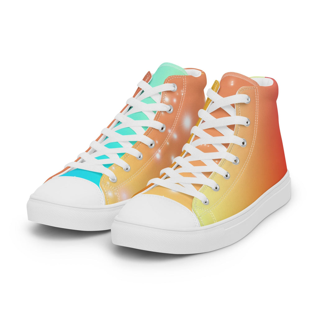 Starshine Women’s Lace-Up Canvas High-Top Sneakers - Ideal Place Market