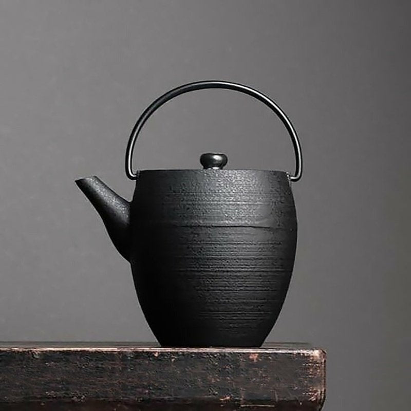 Tetsubin (鉄瓶) Japanese Contemporary Rustic Cast Iron Teapot - 1150ml - Ideal Place Market