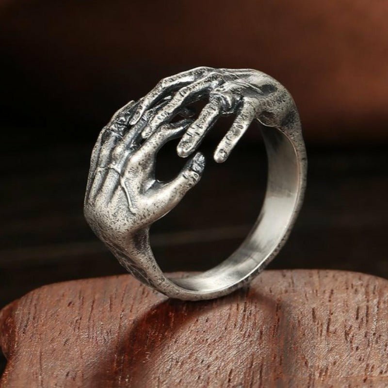 Thai Silver Death Grip Adjustable Size Ring - Ideal Place Market