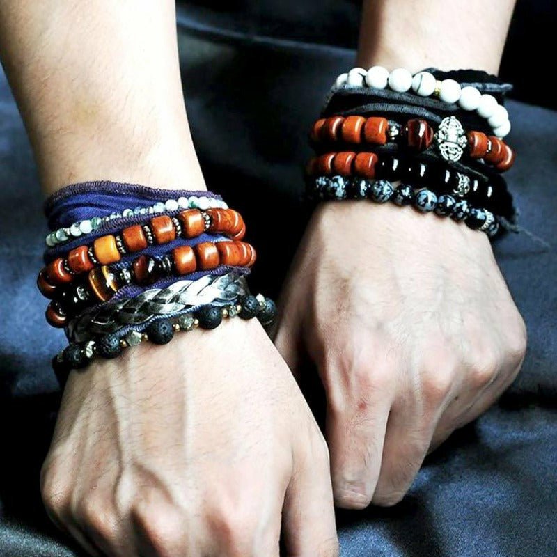 Tibetan Inner Strength Yak Bone Bead Bracelets - Ideal Place Market