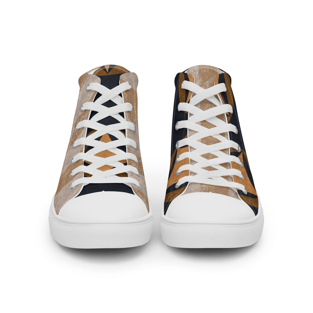 Victorious Men’s Lace-Up Canvas High-Top Sneakers - Ideal Place Market