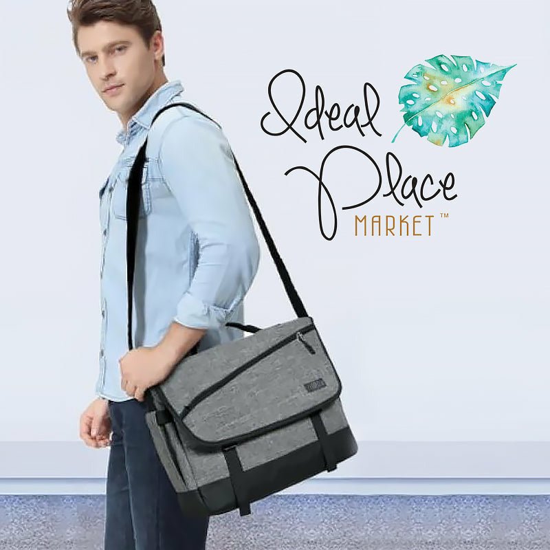 Water Resistant Laptop Bag with Shoulder Strap - Ideal Place Market