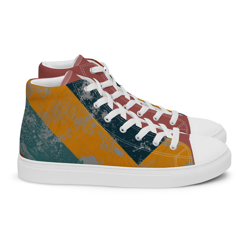 Woodward Men’s Lace-Up Canvas High-Top Sneakers - Ideal Place Market