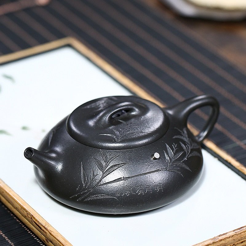 Xi Shi Yixing "Midnight Dragon" Purple Mud Handmade Teapot 250ml - Ideal Place Market