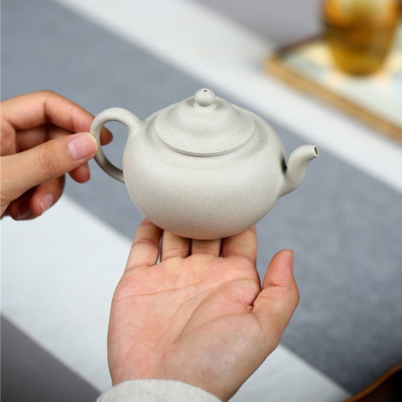 Yellow Lotus Handmade & Painted Xi Shi Yixing Teapot 190ml - Ideal Place Market